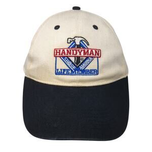 Handyman Life Member Club of America Snapback Cap Beige One Size Adjustable